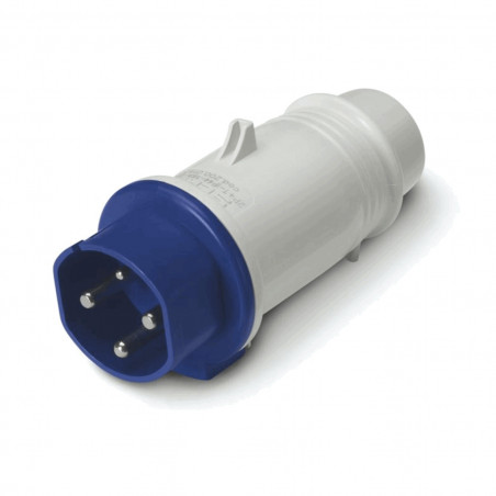 PLUG TIPE 3A - 2P+E IP44 16A 200-250V AC - SCAME