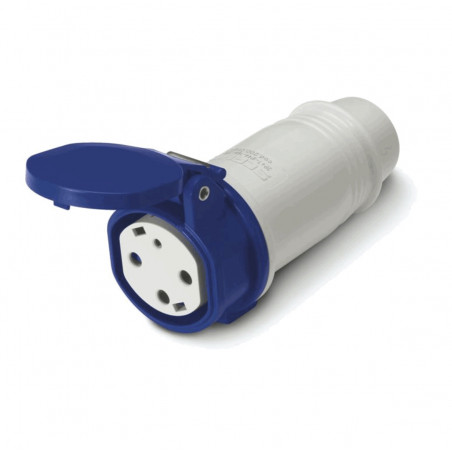 CONNECTOR TIPE 3A - 2P+E IP44 16A 200-250V AC - SCAME