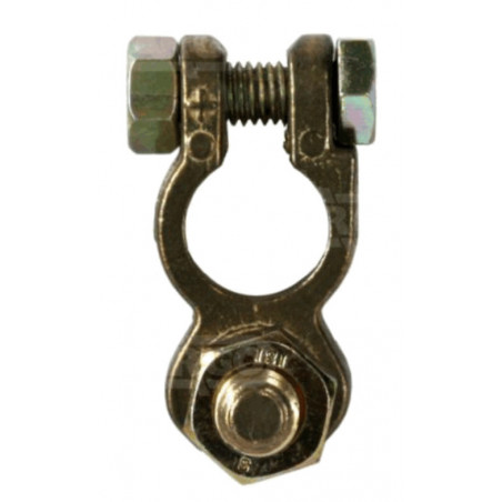 BRASS BATTERY CLAMP FOR SINGLE CABLE